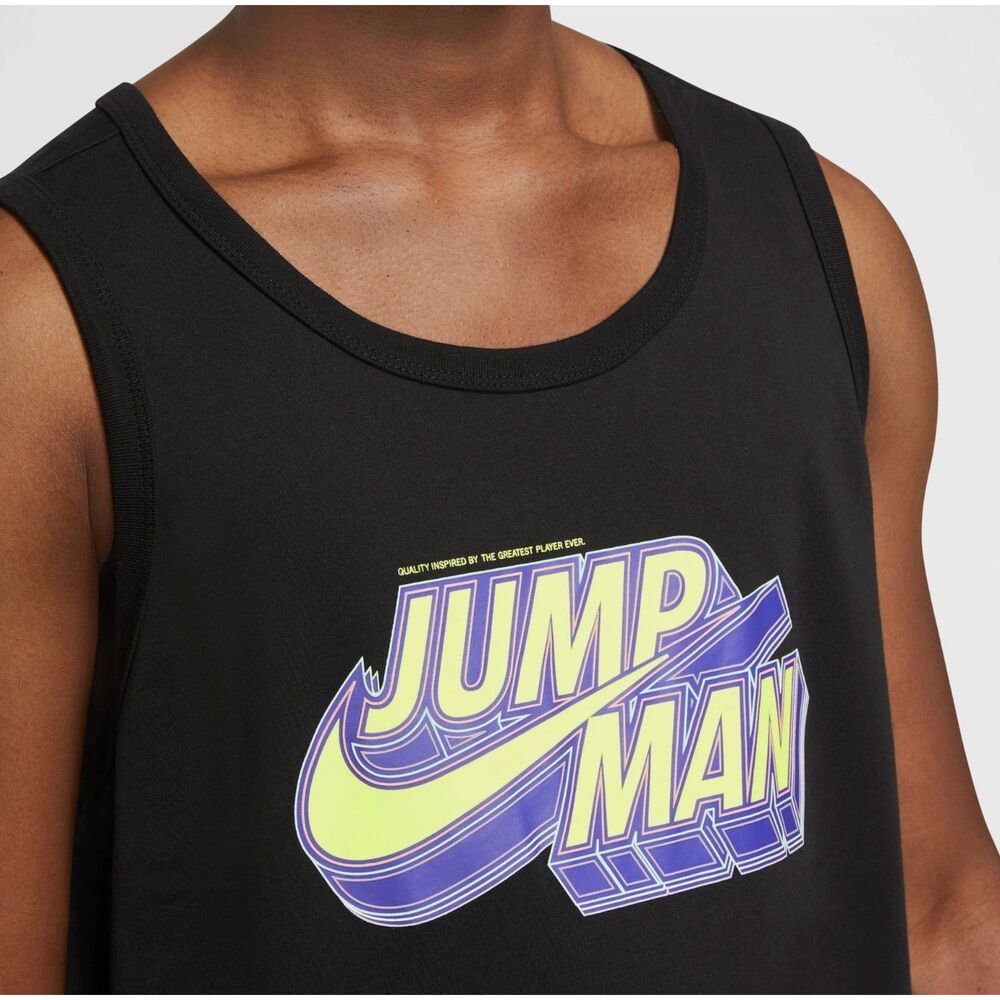 Jordan Jumpman Graphic Tank Top Men’s Small Black NWT - Picture 6 of 7